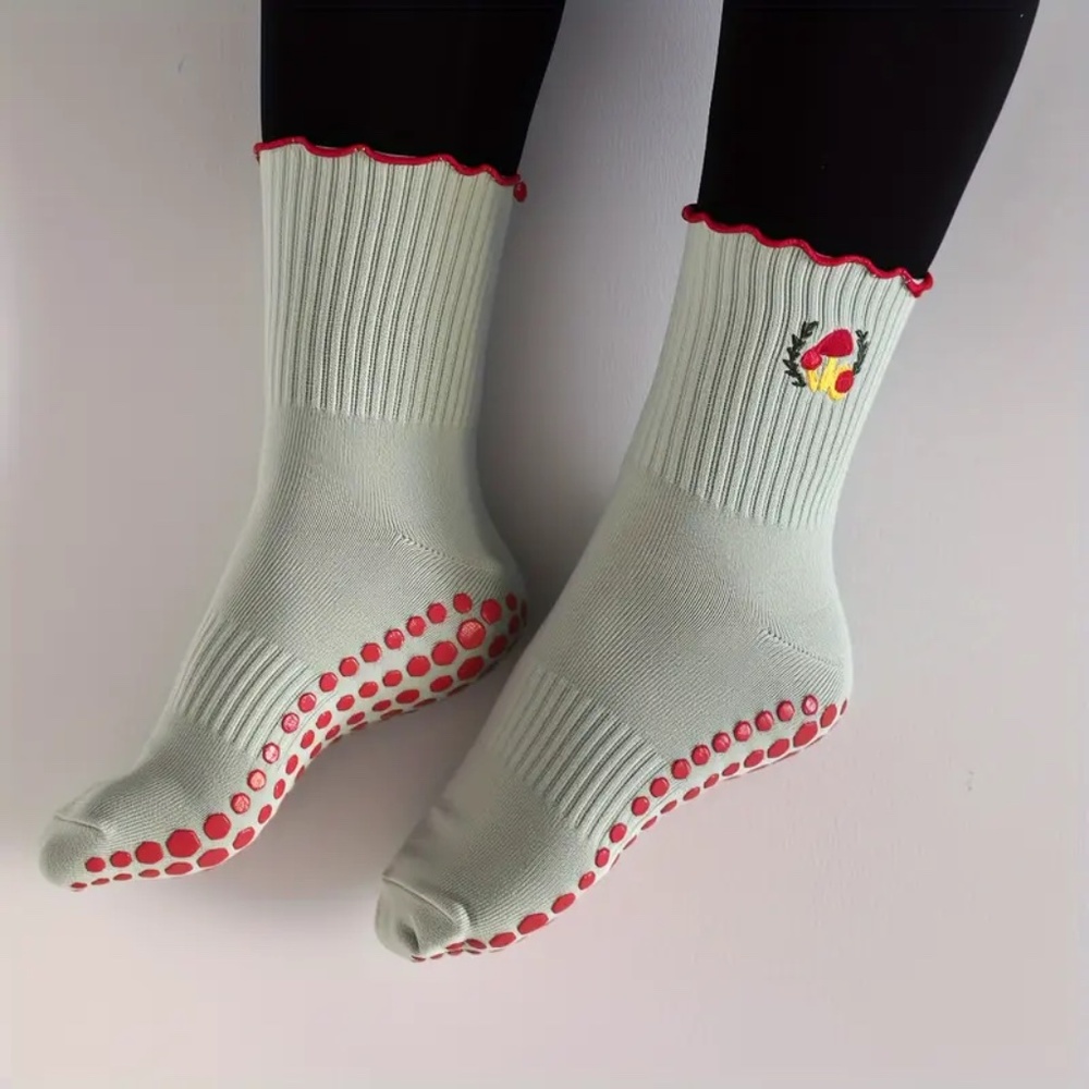 Mushroom Pilates Socks - NEW